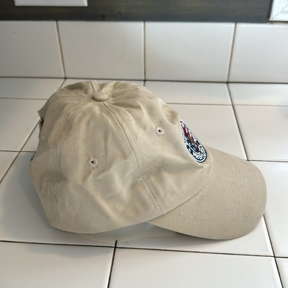 2005 US Open Pinehurst No. 2 USHA Golf Baseball Adjustable Hat Cap beige - Picture 4 of 6